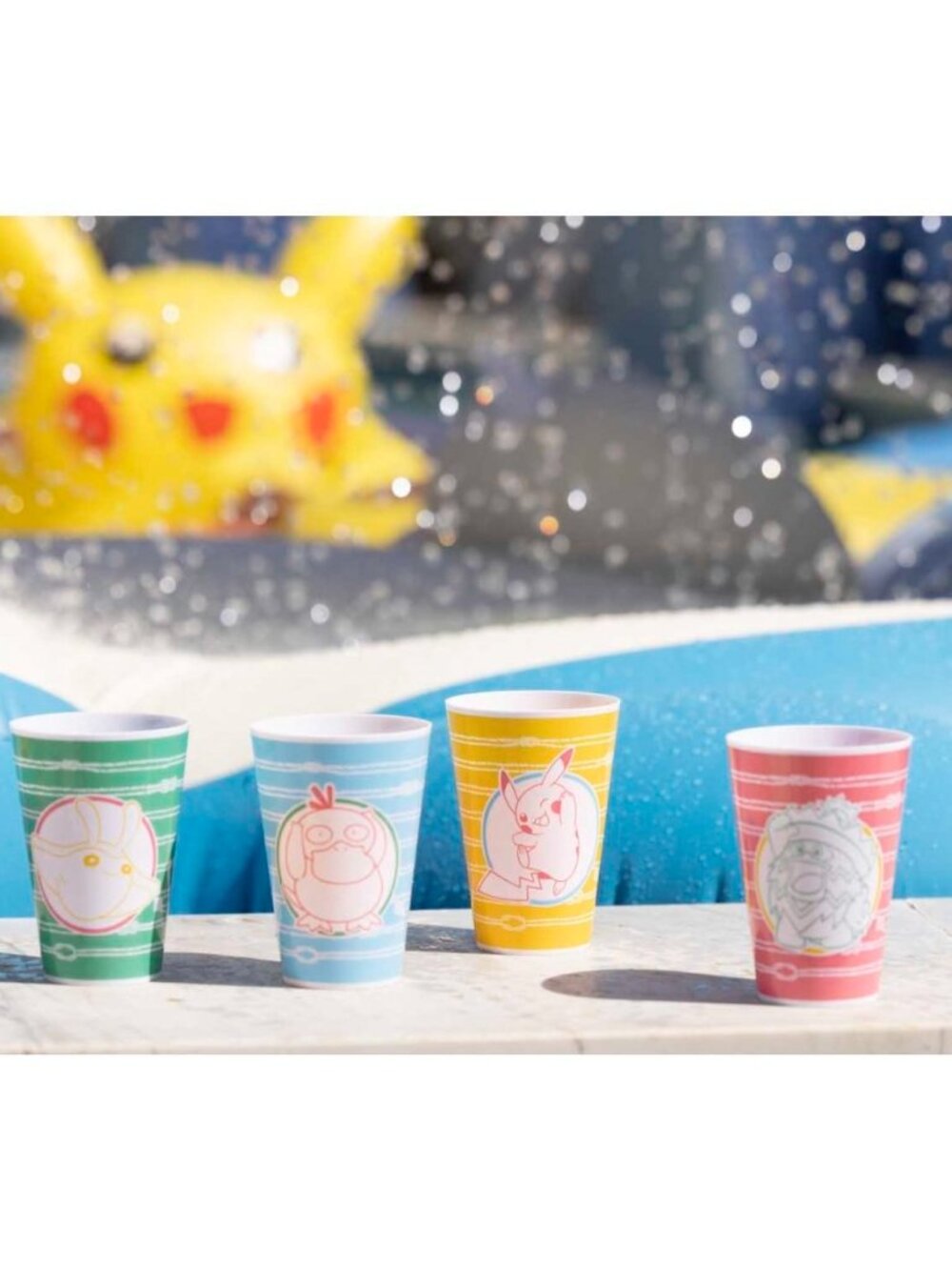 Pokemon Center Summer Days Cups (4-Pack) - Brand new